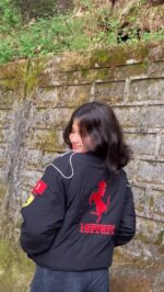 black ferrari jacket