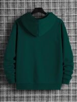 green hoodie