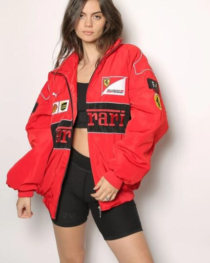 F1 Red Ferrari Jacket
