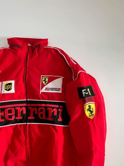 red ferrari jacket