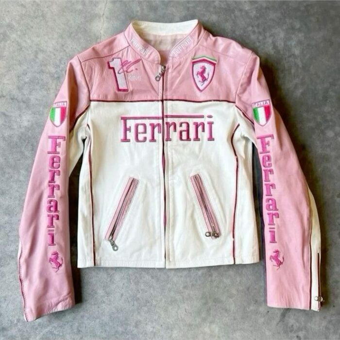 pink ferrari jacket
