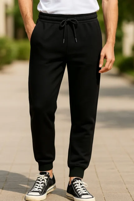 black plan jogger