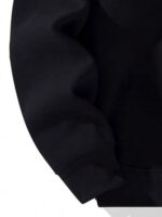 black half zipper hodie