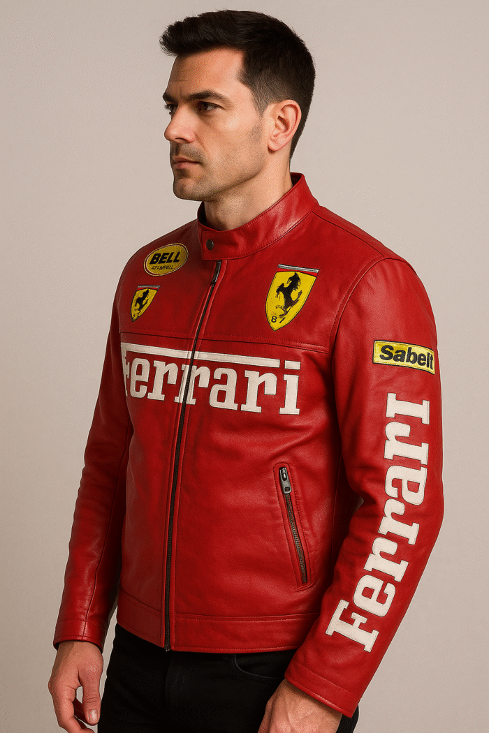 red ferrari jacket