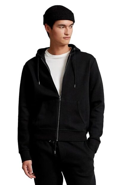 zip black hoodie