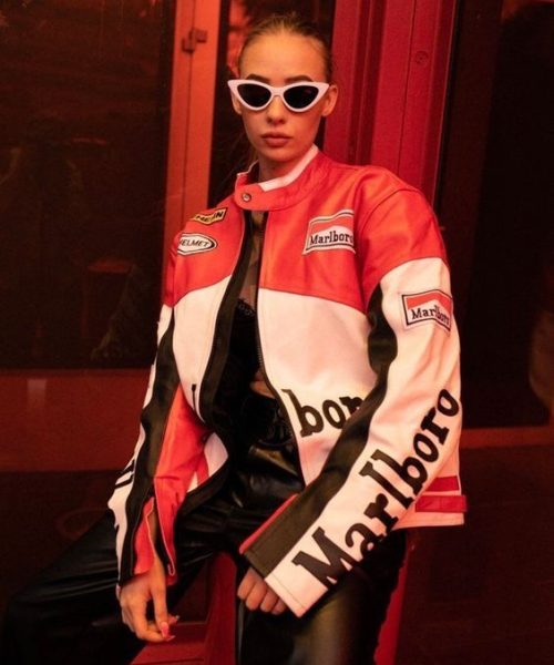 marlboro leather jacket