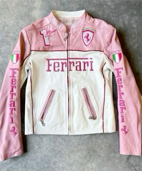 pink ferrari jacket