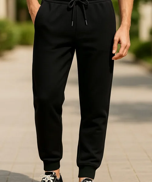 black plan jogger